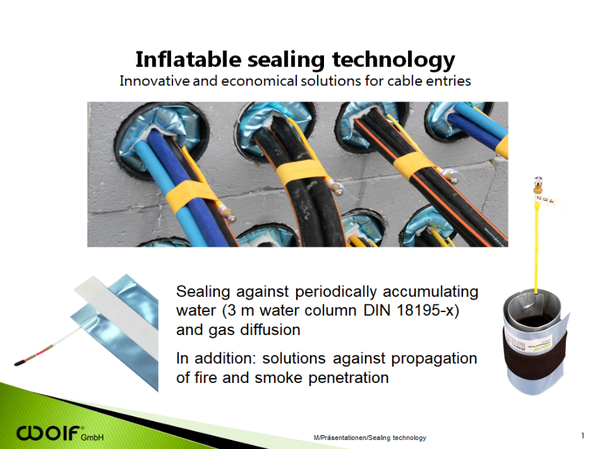Inflatable sealing technology